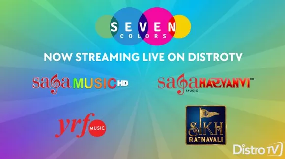 DistroTV expands Indian content offering with Seven Colors Broadcasting channels