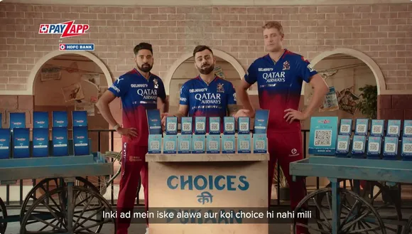 PayZapp by HDFC Bank gets RCB Players to sell, literally