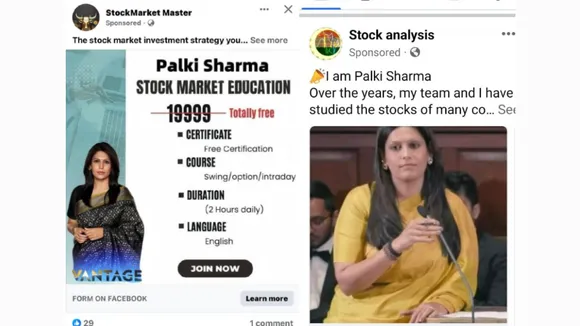Firstpost alerts about fake ads impersonating its Managing Editor, Palki Sharma