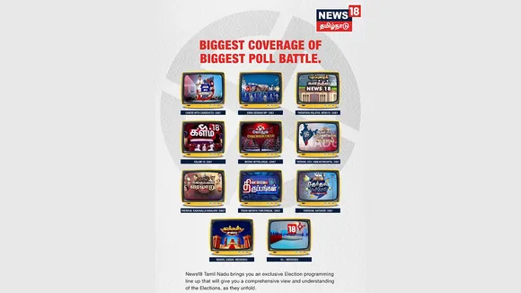 News18 Tamil Nadu unveils election programming lineup for viewers