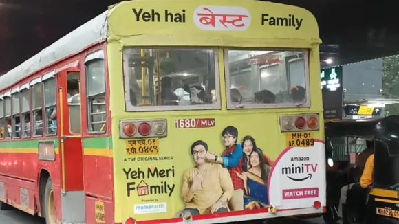 Amazon miniTV unveils OOH on wheels with ‘Best’ buses to promote Yeh Meri Family Season 3