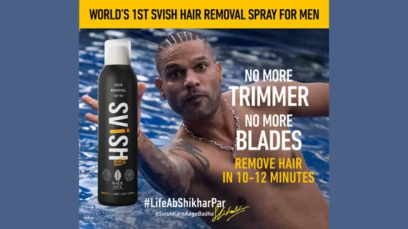 Svish launches hair removal spray endorsed by Shikhar Dhawan
