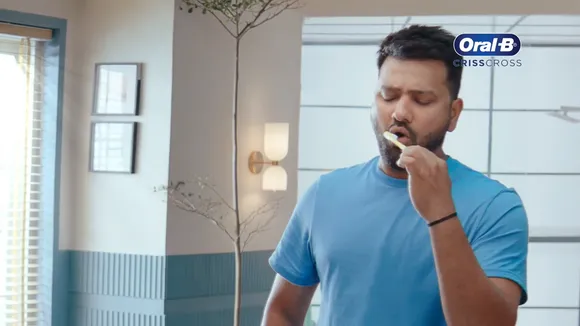 Rohit Sharma bats oral care with Oral B’s newest CrissCross innovation