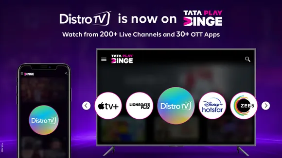 DistroTV joins the league of platforms on Tata Play Binge