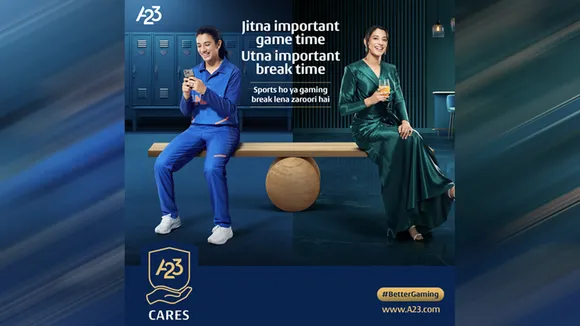 A23 and Smriti Mandhana remind users to take breaks and set responsible limits to online games