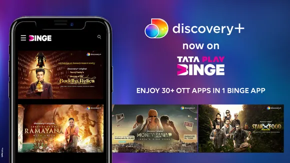 discovery+ joins Tata Play Binge roster