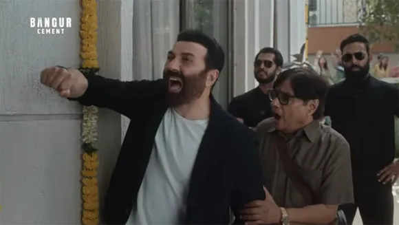 Sunny Deol, in his quintessential style, encourages people to vote in Bangur Cement ad