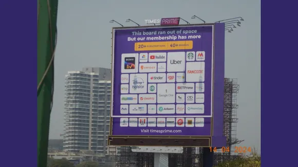 Times Prime billboard oozes creative in OOH to depict ‘overflowing membership benefits