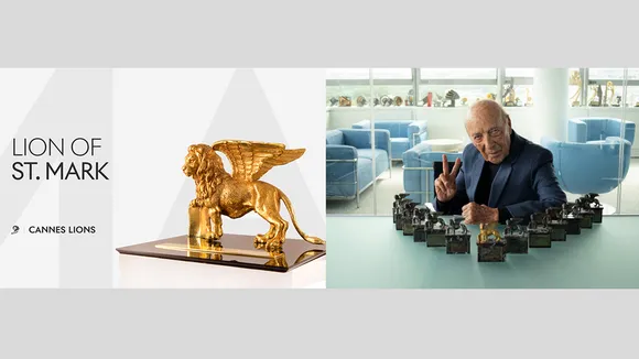 Cannes Lions presents Lion of St Mark to Jacques Séguéla