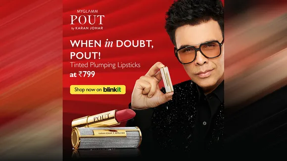 The Good Glamm Group partners with Blinkit for delivery of Karan Johar’s MyGlamm Pout