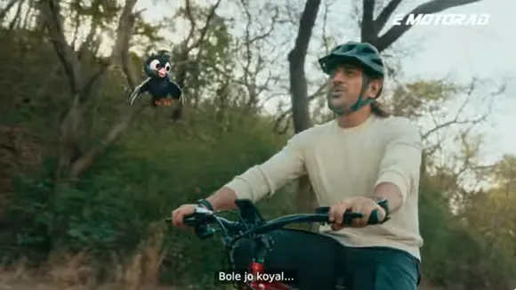 EMotorad gets Dhoni singing ‘Bole Jo Koyal’ to promote their E-Cycles