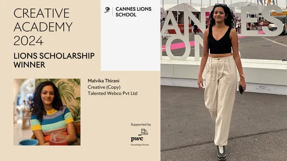 You don’t need the Cannes Lions scholarship, it needs you