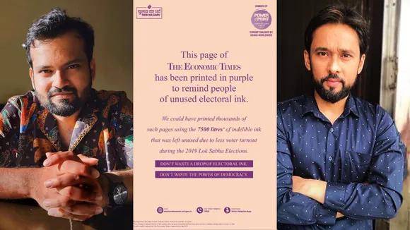 Havas Worldwide India’s Soham Ghosh and Ravinder Kumar win TOI & EC’s Power of Print Contest 2024