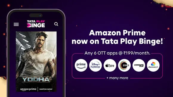 Tata Play and Amazon Prime partner for audience to 'make own OTT packs'