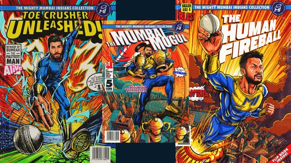 Mumbai Indians pay homage to retro comic art with MI Superhero Verse