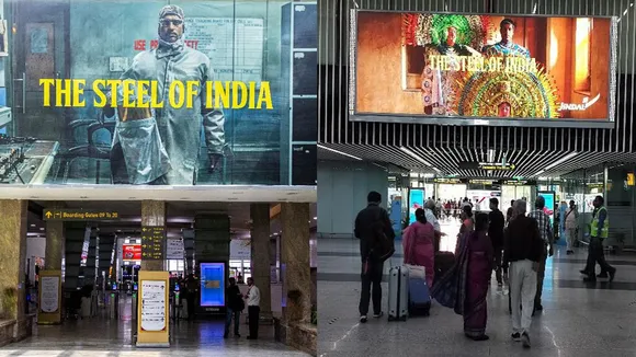 Jindal Steel and Power take over airports for "The Steel of India" OOH campaign