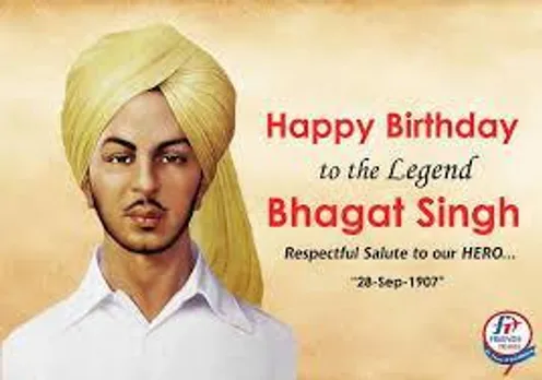 Friends Travel - On the 🎉 birthday of Shaheed Bhagat Singh, 🙏 May God  give us strength to follow his ideals ! 💐 Happy Birthday to Shaheed Bhagat  Singh 💐 | Facebook