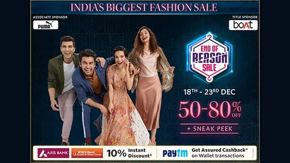 Myntra launches marketing campaign ahead of 15th edition of End of Reason Sale