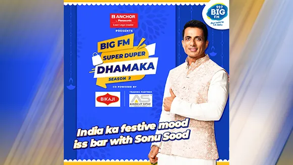 Big FM's 'Super Duper Dhamaka' campaign returns with Sonu Sood as India's shopping partner