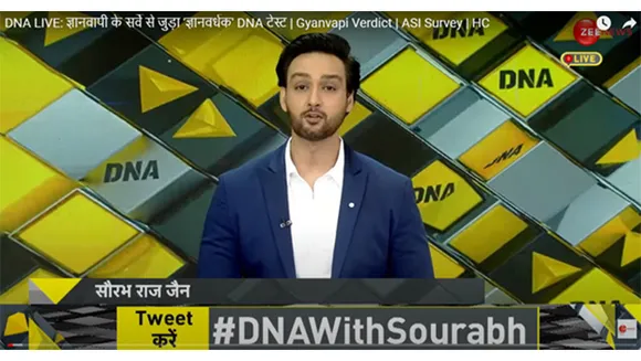 'Back with a Bang!' says Zee News on the revamp of its primetime show “DNA”