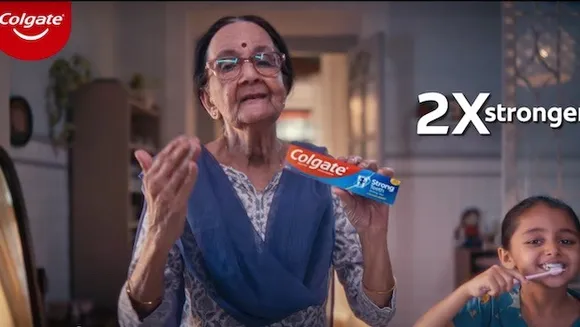 Colgate's latest ad features a “Toothless Granny” promoting Colgate strong teeth