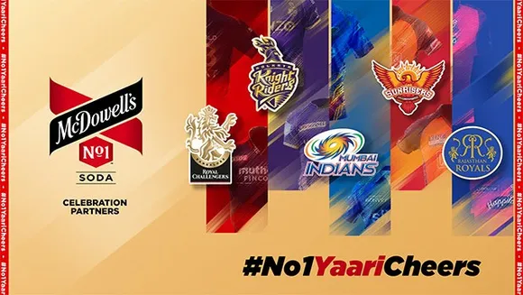 McDowell's No1 Soda becomes the Celebrations Partner for five IPL teams