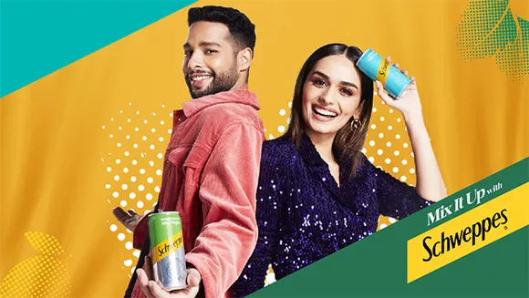 Schweppes India's #MixItUpWithSchweppes campaign features new brand ambassadors Siddhant Chaturvedi and Manushi Chillar