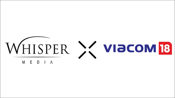 Whisper Media India partners with Viacom18 to offer in-content advertising