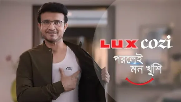 Sourav Ganguly becomes Lux Cozi's brand ambassador; features in its #PorleEMonKhushi campaign