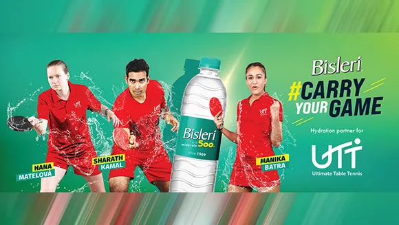 Bisleri partners with Ultimate Table Tennis as Official Hydration Partner for 2 years
