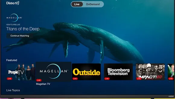 DistroTV to now stream for free on VIZIO Smart TVs