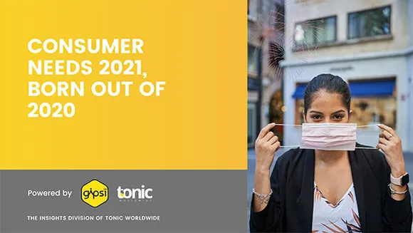 Tonic Worldwide's research division 'Gipsi' decodes key consumer needs from 2020 for next year