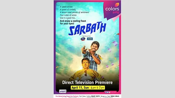 Colors Tamil brings direct television premiere of 'Sarbath' for movie buffs 