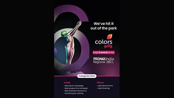 Colors Tamil bags six awards at Promax India Regional 2021 Conference 