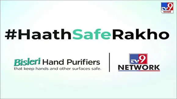 Bisleri Hand Purifiers partners with TV9 Network to launch #HaathSafeRakho campaign