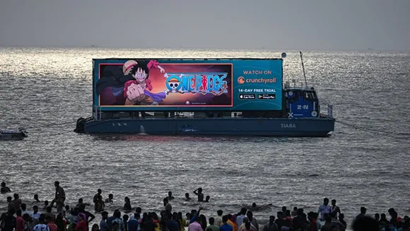 Crunchyroll's sea pirate theme takes over Mumbai's Juhu beach with ship billboards