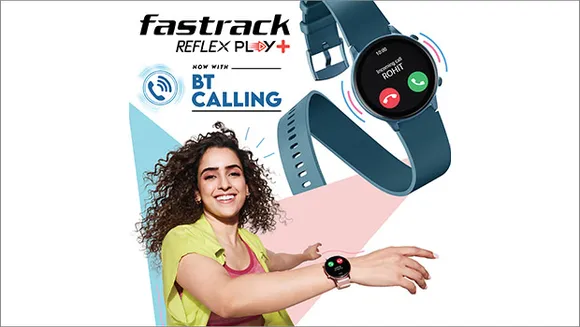 Sanya Malhotra promotes Fastrack Reflex Play+'s BT calling features in #DoMoreWithYourHands campaign