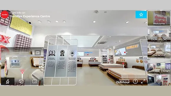 Duroflex Experience Store goes virtual, launches an online immersive sleep solutions tour