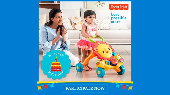 New parents can celebrate their baby's first birthday in Fisher-Price style
