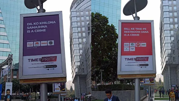 Times Prime's OOH campaign showcases its new offer launches and exclusively curated events
