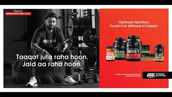 Optimum Nutrition launches new campaign in support of Rishabh Pant's comeback journey