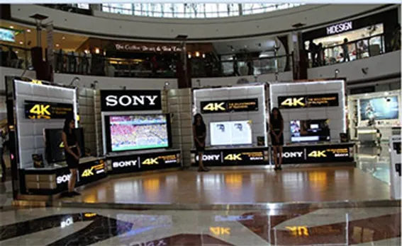 The Sony Bravia 4K experience in malls