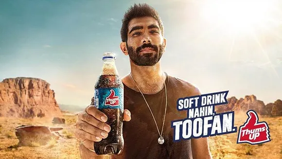 Thums Up's 'Toofan' campaign ft Jasprit Bumrah highlights its strong taste & experience