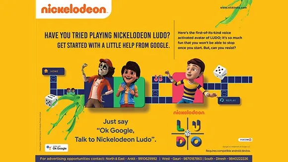 Nickelodeon collaborates with Google India, re-imagines Ludo game with Nicktoons' pegs and their voice
