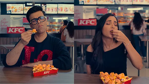 Karan Johar & Srinidhi Shetty feature in KFC's new videos for its 'Popcorn Nachos'