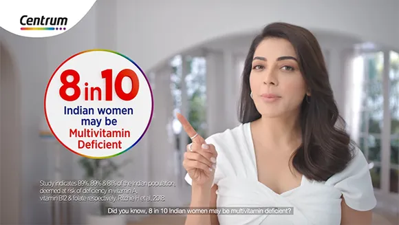 Centrum unveils new campaign with Kajal Aggarwal for Multivitamin and Protein powders