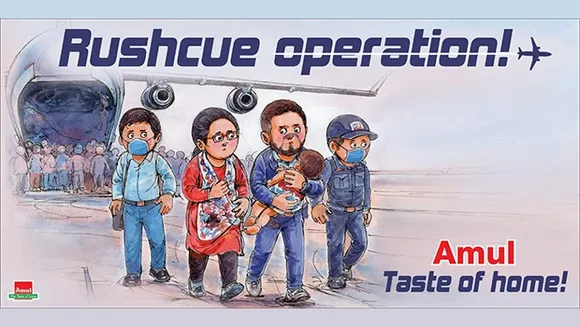 Amul topical on evacuation of Indians from Afghanistan divides netizens and industry