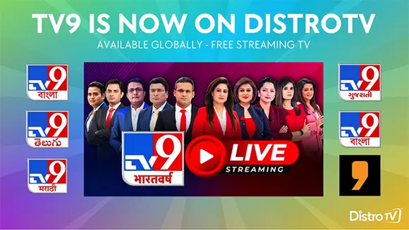 TV9 Network partners with DistroTV