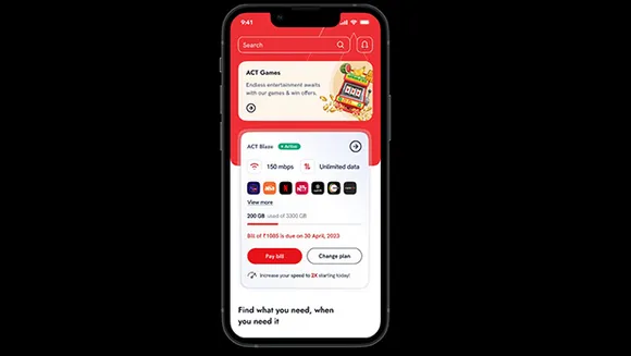 ACT fibernet relaunches its mobile app to better customer experience