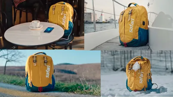 Safari Bag's journey used as a metaphor of one's experiences during travel in new spot